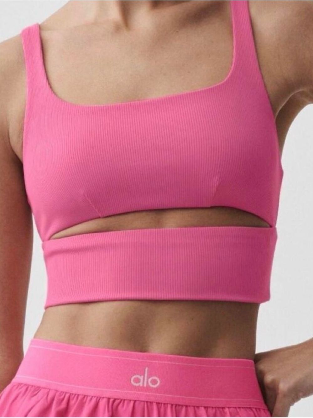 Pink Alo Yoga Set Small